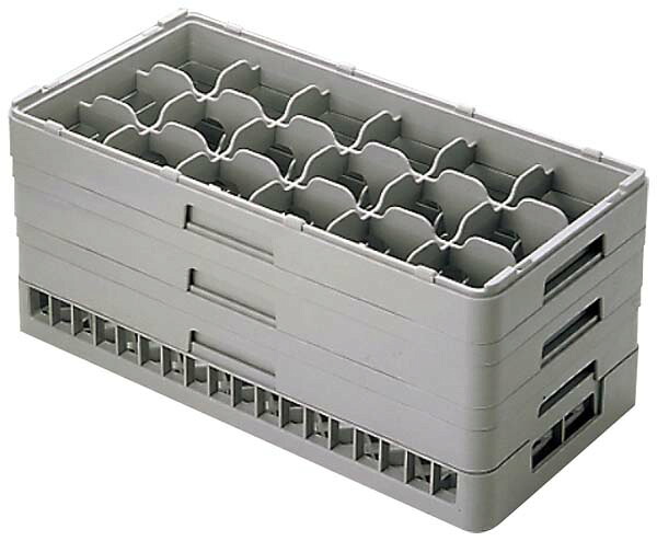 【ポイント20倍】BK ハーフ ステムウェアラック18仕切 HS-18-145【キャンセル・返品不可】【洗浄機OK】 EBM vol.26[2199-04]バスボックス・洗浄ラック｜厨房の達人