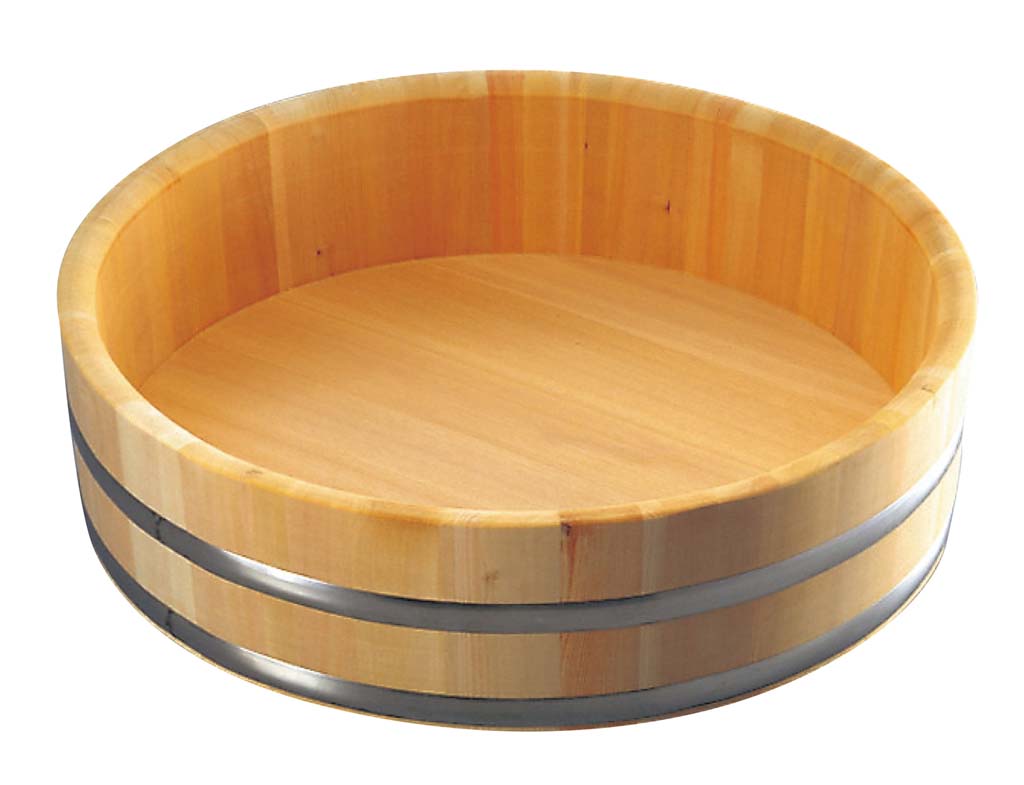 【ポイント20倍】さわら 特上飯台 ステンタガ底竹巻 54cm 3升 34-45 EBM vol.26[0925-02]すし器・蒸し器・セイロ類