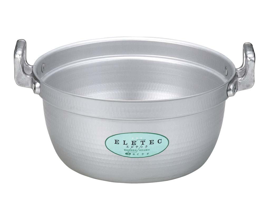 【ポイント20倍】アルミ エレテック 料理鍋 45cm【電磁調理器200V】 EBM vol.26[0106-12]IH・ガス兼用鍋