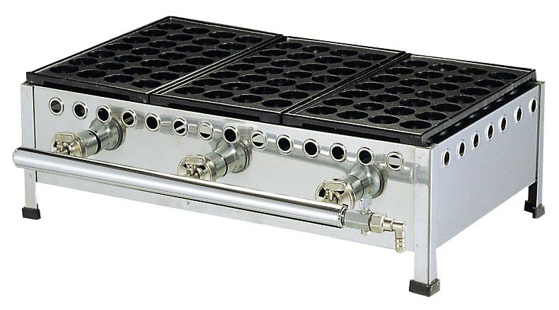 【ポイント20倍】たこ焼台セット 28穴(足付鉄板式)282SH 2連式 LP【メーカー直送】【抗菌】【日本製】 EBM vol.26[0859-02]お好み焼・てこ焼・鉄板焼関連