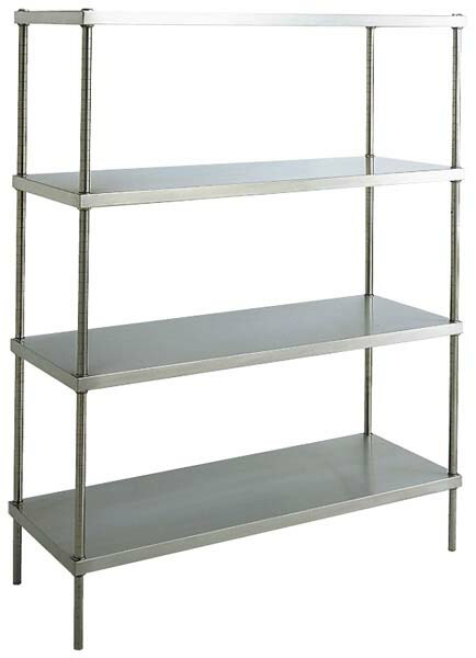 【尖んがり20倍】キャニオン シェルフ SSO460 4段 なおなお書き1900×1520【製造会社直送】【日本製】 EBM 音の大きさ.26[2155-01]棚・やり方台