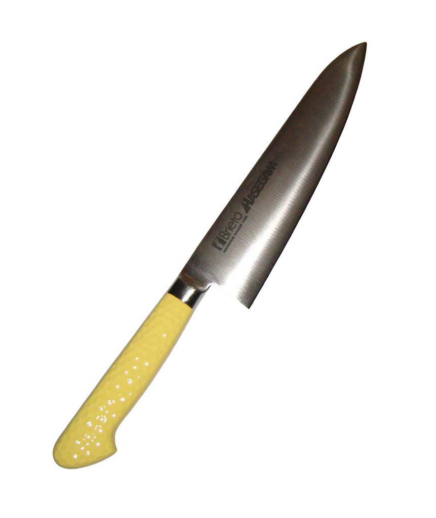 【ポイント20倍】ハセガワ 抗菌カラー庖丁 牛刀 MGK-21 21cm イエロー【抗菌】【食器乾燥機対応】【洗浄機OK】【消毒保管庫OK】【日本製】 EBM vol.26[0250-02]庖丁・包丁