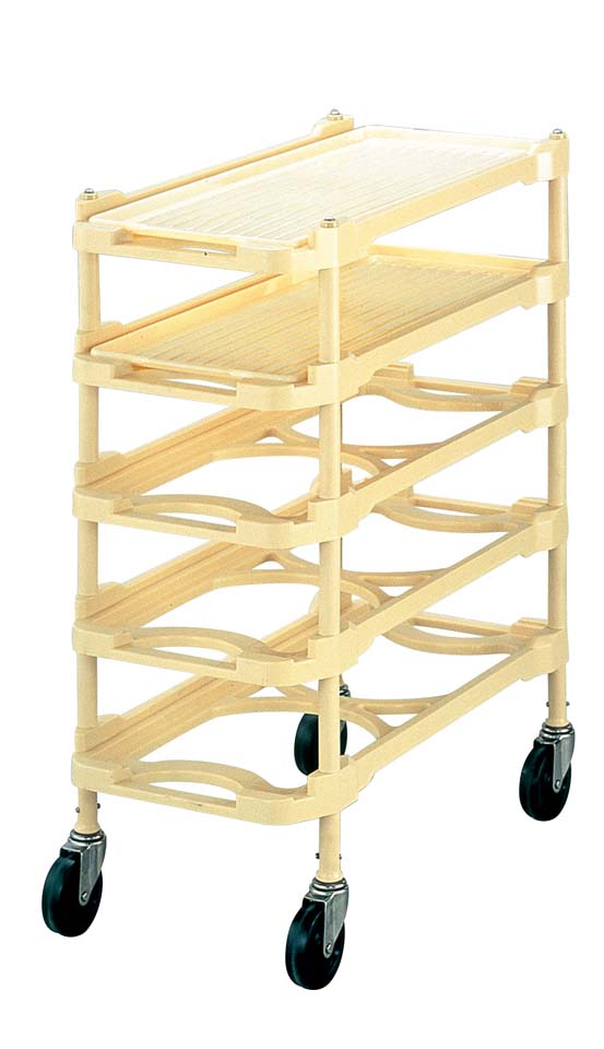 【ポイント14倍】ニューパックカート W5 5段【メーカー直送】 EBM vol.26[2221-01]カート・台車