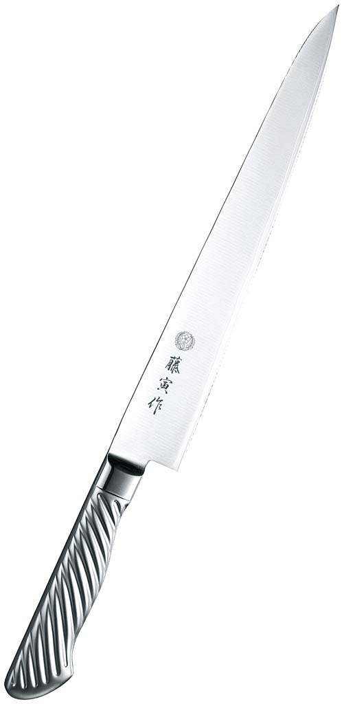 【ポイント20倍】藤寅作 オールステンレス 筋引 FU-887 27cm【日本製】 EBM vol.26[0267-03]庖丁・包丁