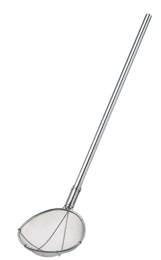 【尖んがり18倍】EBM 18-8導管柄 小判型 滋養物供給用スイ否 特大 14メッシュ 30240 EBM 音の大きさ.26[0636-03]すくい網・ひしゃく・滋養物供給用スパテラ