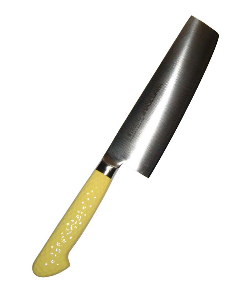 【ポイント20倍】ハセガワ 抗菌カラー庖丁 菜切 MNK-18 18cm イエロー【抗菌】【食器乾燥機対応】【洗浄機OK】【消毒保管庫OK】【日本製】 EBM vol.26[0250-06]庖丁・包丁｜厨房の達人
