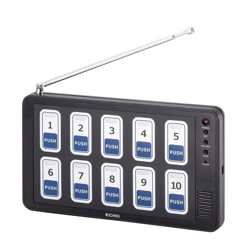 【ポイント20倍】エコチャイム 受信機(10画面)EC-110【メーカー直送】 EBM vol.26[2099-03]店舗備品・防犯用品