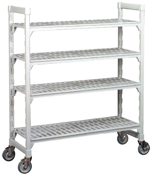 【尖んがり20倍】カムシェルフモビール 540×1220×H1700 4段メッシュ CPMU214867V4(480) EBM 音の大きさ.26[2137-02]棚・やり方台