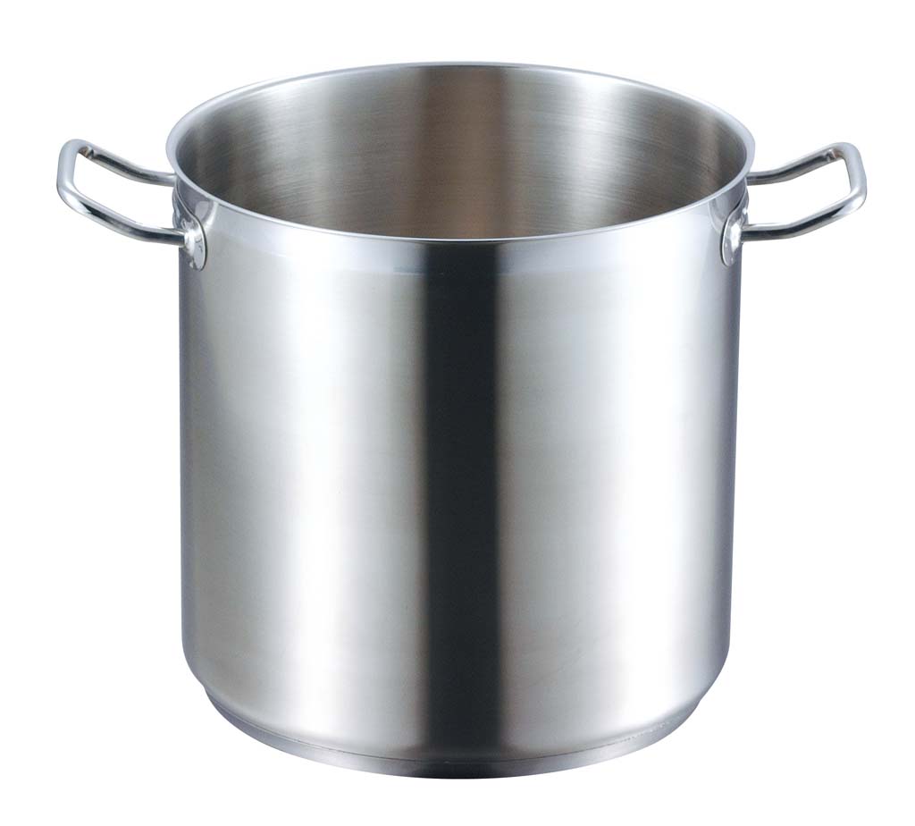 【ポイント20倍】EBM 18-8 プロシェフ IH 寸胴鍋 30cm 蓋無【電磁調理器200V】 EBM vol.26[0091-01]IH・ガス兼用鍋