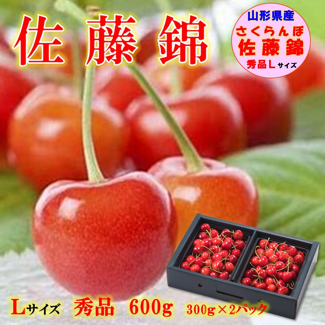 楽天市場】やまがたのさくらんぼ 佐藤錦 秀品 600g（300g×2