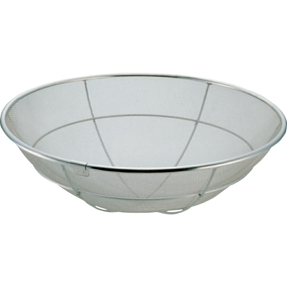 弁慶　18-8揚ザル半月45cm｜厨房良品 店