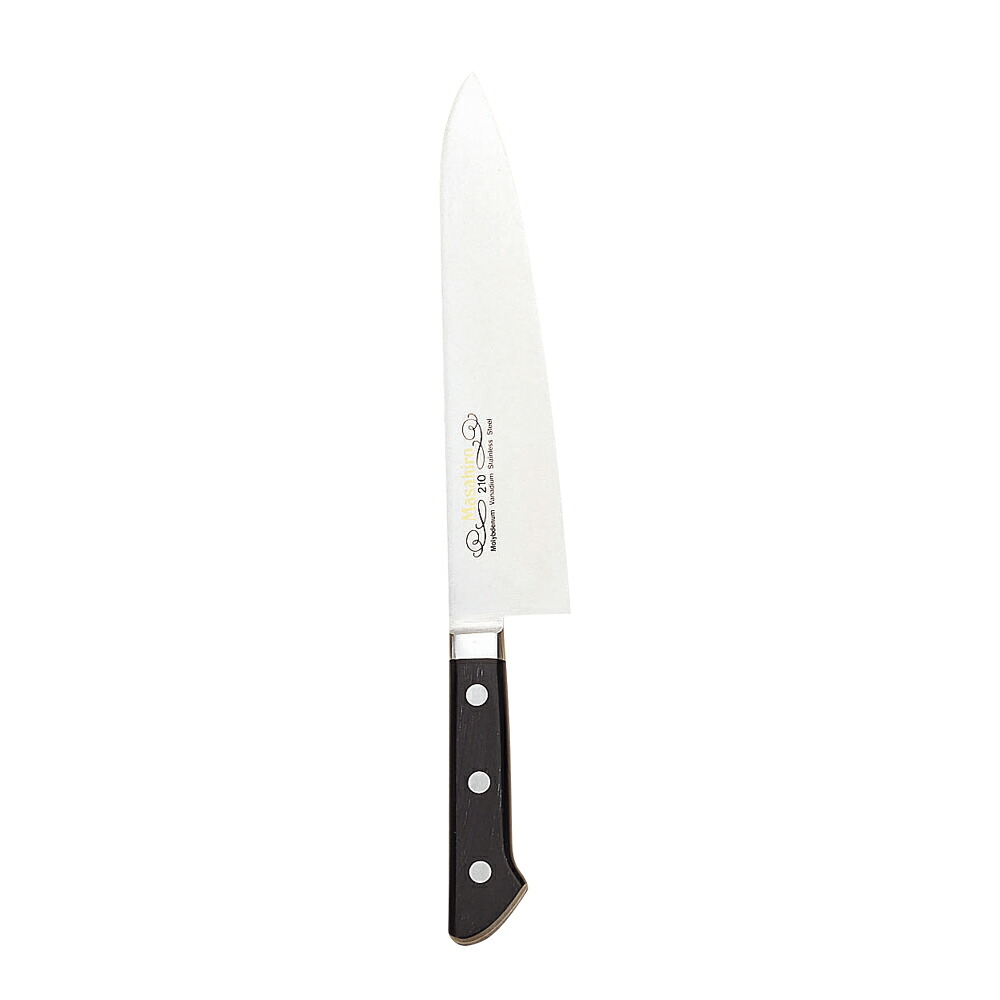 正広13710MV鋼口金付牛刀180mm　モリブデン　包丁　【対応】