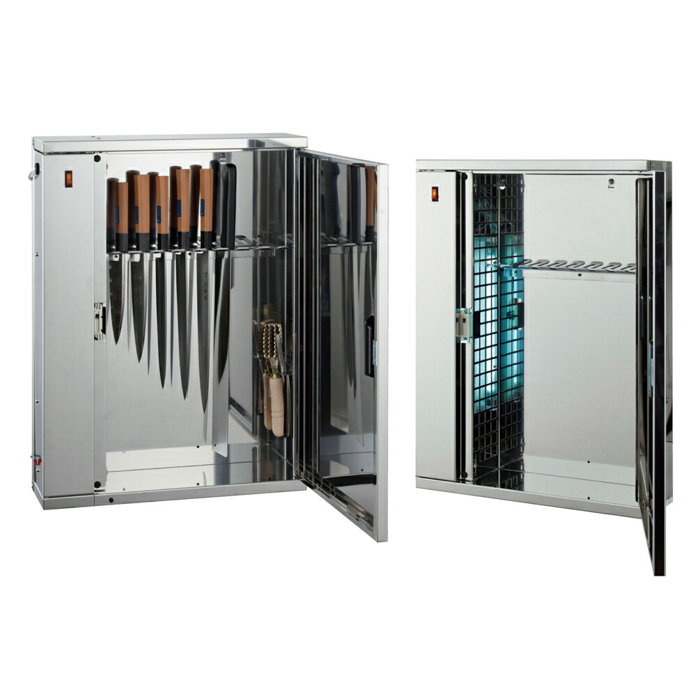 楽天市場】紫外線殺菌庫 殺菌灯付き包丁保存庫 キンキラー K-108S 包丁