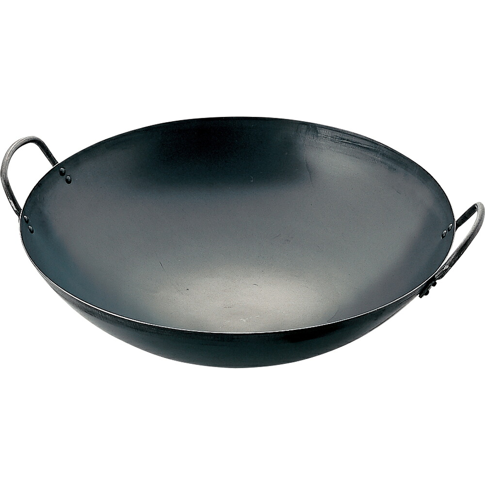 SS 島本製作所 日本製 国産 鉄プレス 中華鍋 54cm 【対応】|厨房良品 店