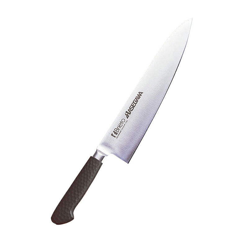 ハセガワ　抗菌カラー包丁　牛刀　210cm　（MGK）ブラック｜厨房良品 店
