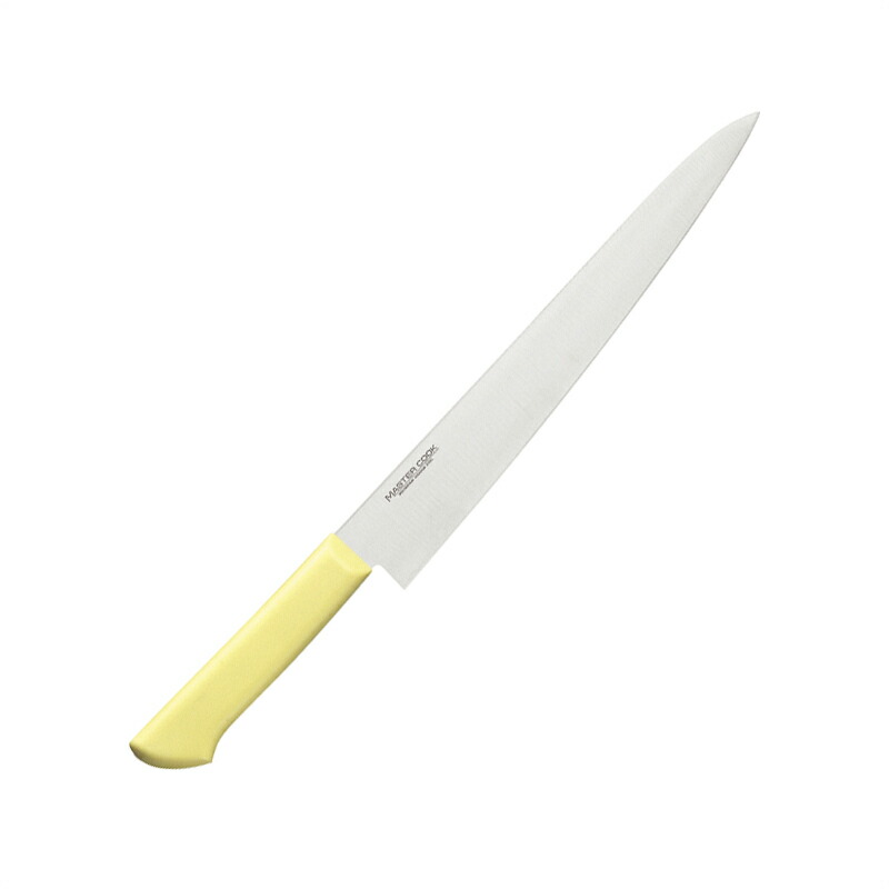 マスターコック　抗菌筋引　MCSK270　27cm　イエロー