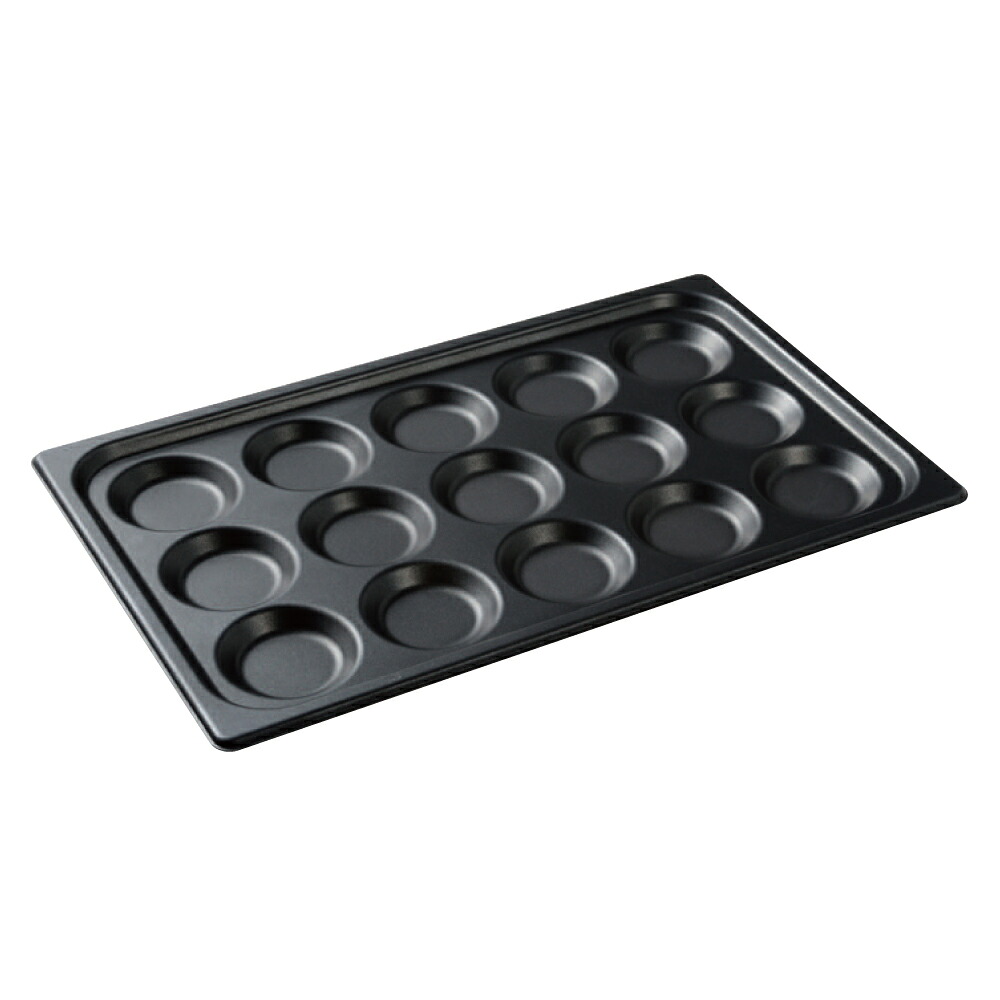 MTI 軽銀 エッグ食麺麭 nonstick 丸15個 030N151 【相応う】