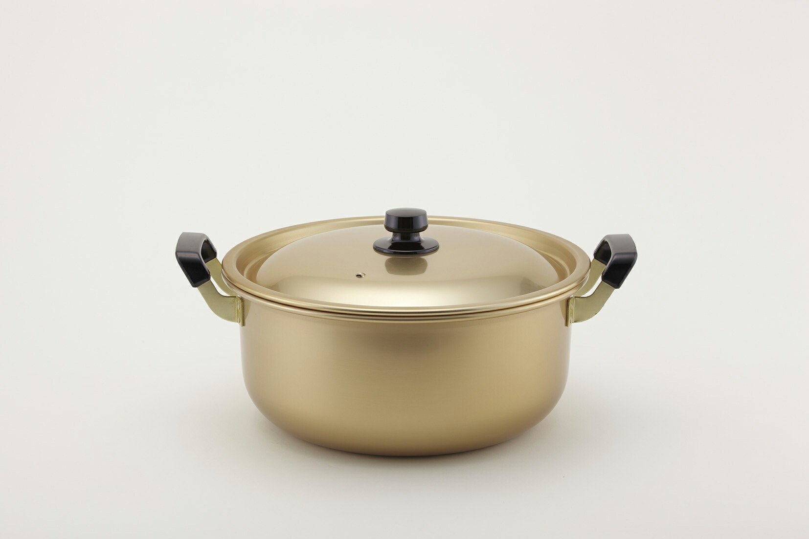 北陸アルミニウム　純しゅう酸味つくし３２ｃｍ　両手鍋　ガス火専用　国産　日本製　【対応】