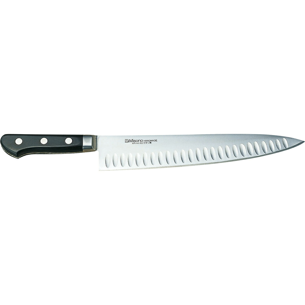 ミソノ刃物 包丁 ナイフ No.563 MV鋼牛刀サーモン240mm モリブデン 包丁|厨房良品 店