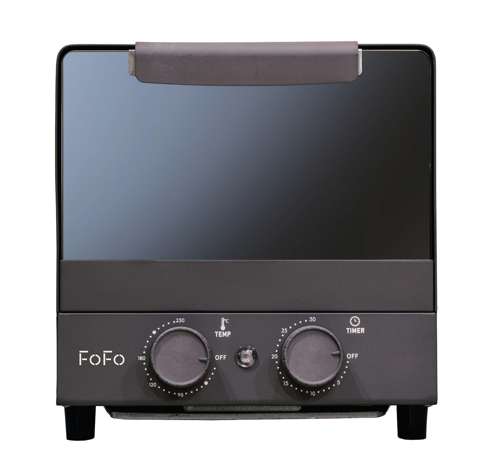 【一人暮らし・少人数向けにおすすめ】FoFo 小型コンベクションオーブントースター SFCAT50 Cocoa 省あき場所 両面焼き ヘルシー膳立て チョコレート色
