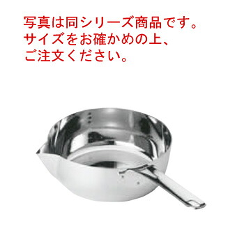 MA 18-0 共柄 ﾃﾞﾝｼﾞ 片手鍋(目盛付)16cm【片手鍋】【ステンレス製】【ステンレス鍋】【電磁調理器対応】【IH対応】【業務用鍋】【業務用】