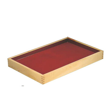 ひのき 角型 盛盆 深朱浅黒 520 520&times;330&times;H55【番重】【バット】｜PRO-SHOP YASUKICHI
