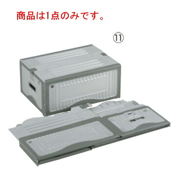 ﾘｽ 折りたたみ ﾎﾞｯｸｽ 持ち手穴有り 25B ｸﾘｱ【折りたたみ入れもの】【納める】【納める属具】【納めるボックス席】【納めるかご】【岐阜プラスチック工業】【納めるグッズ】 生活雑貨-その他