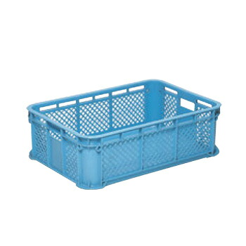 ｻﾝｺｰ ｻﾝﾃﾅｰ B#42 BL PE製【コンテナー】【メッシュコンテナ】【プラスチックコンテナー】【物流保管用品】【流通】【倉庫作業】【業務用】