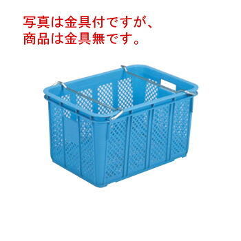 ｻﾝｺｰ ｻﾝﾃﾅｰ A#50 ｽﾀｯｷﾝｸﾞ金具無BL PP【コンテナー】【メッシュコンテナ】【プラスチックコンテナー】【物流保管用品】【流通】【倉庫作業】【業務用】