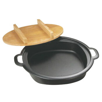 南部 鉄 すきやき兼餃子鍋(木蓋付)24cm【南部鉄器】【鉄鍋】｜PRO-SHOP YASUKICHI