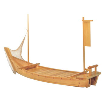 ひのき 大いさり舟 5尺 ｱﾐ付【代引っ張ること不可】【盛皿】