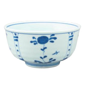 ｱﾙｾﾗﾑ強化食器 染付草花小丼 EC1-36【飯碗】【茶碗】