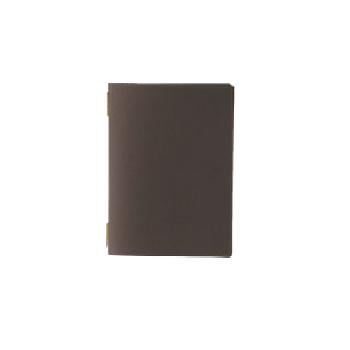 えいむ ﾋﾟﾝﾎｰﾙﾚｻﾞｰﾀｯﾁﾒﾆｭｰﾌﾞｯｸ GB-141 大 ﾌﾞﾗｳﾝ【メニューブック】【お品書き】【メニューファイル】