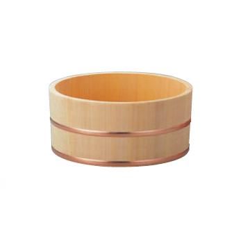 さわら 風呂桶 銅ﾀｶﾞ 6-481-7 φ230×115【木製湯桶】【木製洗面器】【温泉】【ホテル】【旅館】【浴室】【風呂】 6,035円