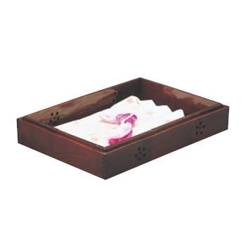 木製 衣装盆 ﾑｸ ｽｶｼ入り 605×420×85【衣装入れ】【浴衣入れ】【ホテル旅館用品】【客室備品】