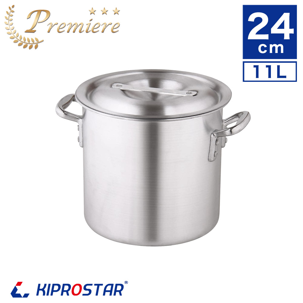 楽天市場】KIPROSTAR 業務用アルミ寸胴鍋 プレミア 24cm【アルミ寸胴鍋