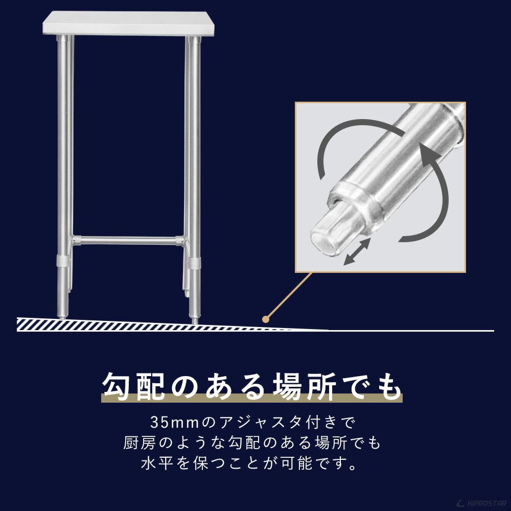 最大71％オフ！ ステンレス 作業台 棚無し三方枠 業務用 調理台 900×450×1050 板厚1.2mmモデル 90cm 900mm  www.rmb.com.ar