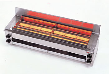 串焼64号 RGK-64（(ガス種：都市ガス) 13A）【代引き不可】【業務用焼き物機 リンナイ】【グリラー】【ガス赤外線グリラー】【下火式焼物器】【業務用】