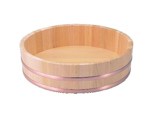 飯切(すし桶)さわら材(銅タガ)27cm【さわら】【飯台】【寿司桶】【飯切り】【業務用】