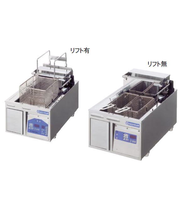 電気フライヤー 卓上タイプ TEF-13-4-1LN【代引き不可】【業務用電気フライヤー 揚げ物機 卓上フライヤー】【ニチワ】【業務用】
