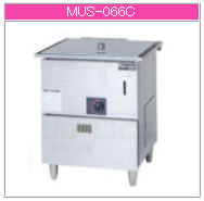 マルゼン ガス式 ガス蒸し器 MUS-066C【代引き不可】【業務用】【ガス蒸し機】【セイロタイプ】【自動給水システム】【スチーマー】