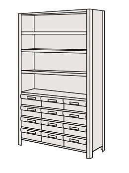 【個人宅配送不可】物品棚LEK型樹脂ボックス LEK1129-12T【代引き不可】|PRO-SHOP YASUKICHI
