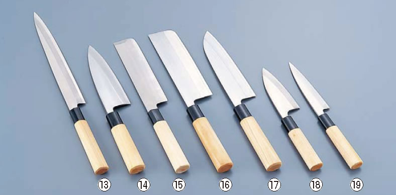 ｽﾃﾝﾚｽ鋼 防菌柄 出刃 18cm 業務用包丁