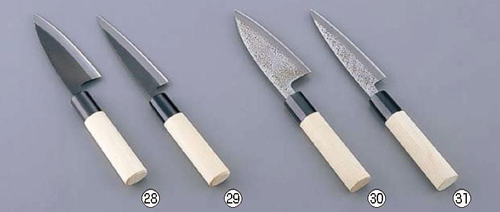 黒打 貝ｻｷ(片刃) 15cm【業務用包丁】【和包丁】【ナイフ】【和食包丁】【業務用】｜PRO-SHOP YASUKICHI