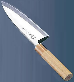 楽天市場】正本 和庖丁(本霞玉白鋼) 本名出刃庖丁 KS2021_刃渡21cm