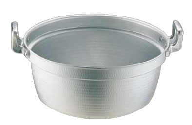 ｴﾚﾃｯｸ ｱﾙﾐ料理鍋 39cm【IH対応】【アルミ料理鍋】【電磁調理器対応】【IH対応】【業務用鍋】【アルマイト加工】【エレテック】【業務用】