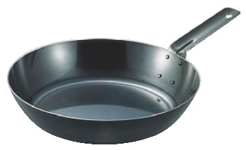 SA鉄黒皮ｵｰﾌﾞﾝ用厚板ﾌﾗｲﾊﾟﾝ 36cm【IH対応】 【鉄フライパン】【電磁調理器対応】【IH対応】【業務用フライパン】【Ω】【業務用】【オーブン対応】