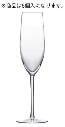 ﾊﾟﾛｰﾈ ｼｬﾝﾊﾟﾝ (6個入) RN-10254CS【シャンパングラス】【FINE CRYSTAL】【業務用】