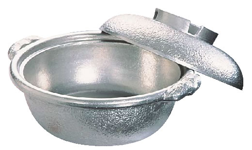 アルミ 土鍋(白仕上風) 33cm 【鍋料理】【料理演出用品】【和食卓上鍋 鍋用小物】【業務用】|PRO-SHOP YASUKICHI