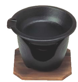 (S)卓上焼 ﾐﾆ皿ｾｯﾄ 片口 【こんろ コンロ 焜炉】【鍋料理】【宴会用品】【業務用】